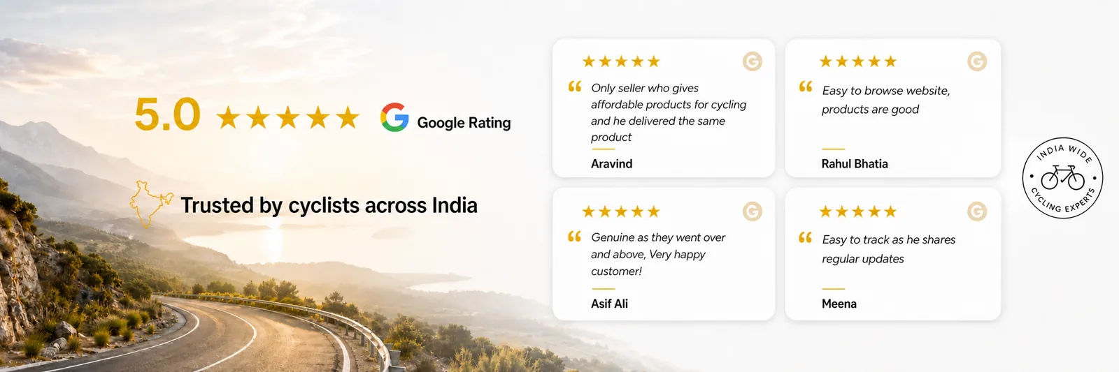 Cyclify India Google customer reviews