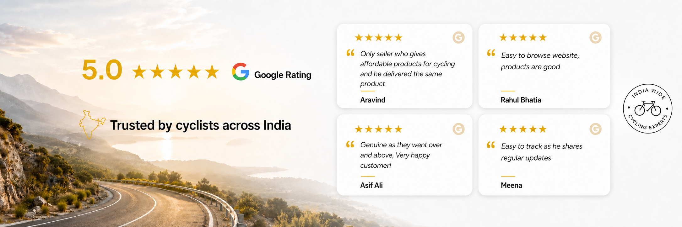 Cyclify India Google customer reviews
