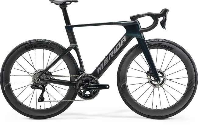 Merida REACTO TEAM-FRAME SET 2026 - SILK BLACK(GLOSSY DARK SILVER)