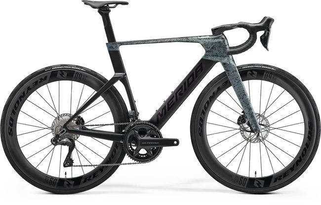 Merida REACTO RIM 9000-FRAME SET 2022 - SHINY BLACK/MAT.BLACK
