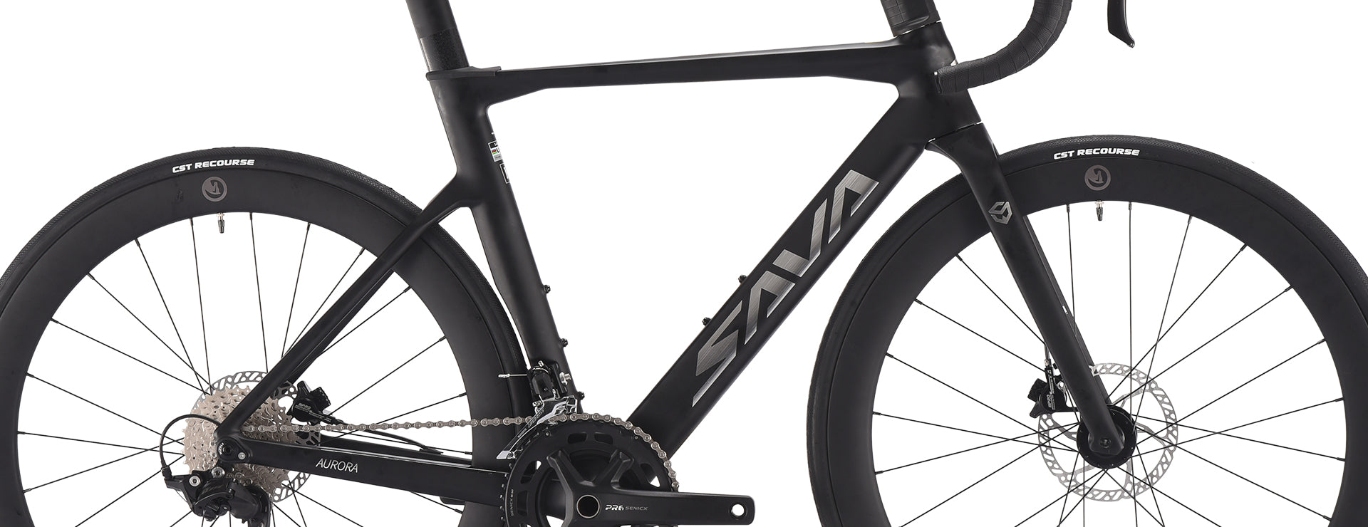 Aero frame and internal cable routing