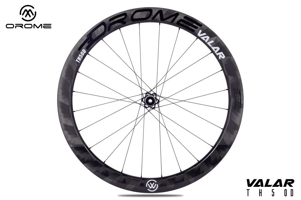 OROME VALAR TH50D Carbon Road Disc Brake Wheelsets, Disc Brake Carbon Wheels. Superlight Carbon Disc Brake Wheelsets