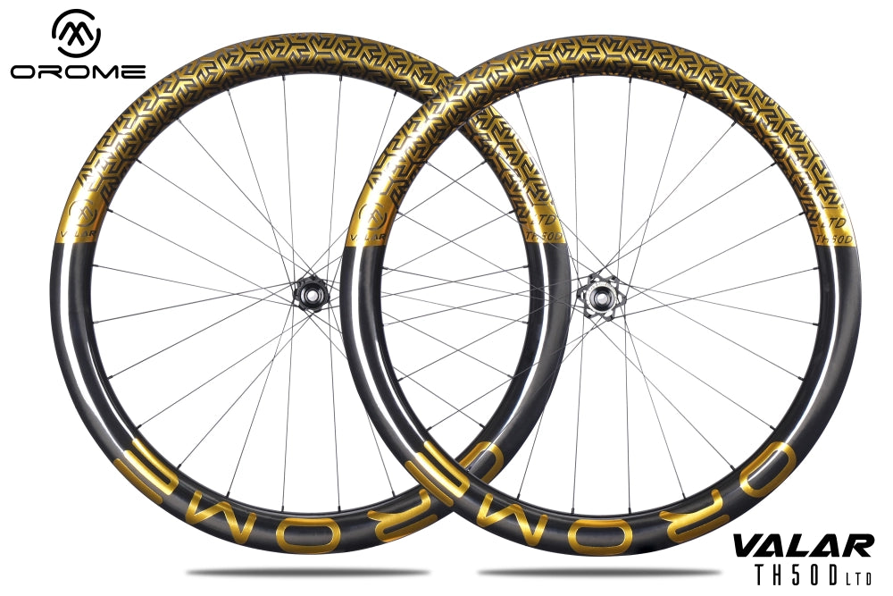 OROME VALAR TH50D Carbon Road Disc Brake Wheelsets, Disc Brake Carbon Wheels. Superlight Carbon Disc Brake Wheelsets