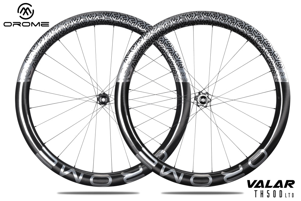 OROME VALAR TH50D Carbon Road Disc Brake Wheelsets, Disc Brake Carbon Wheels. Superlight Carbon Disc Brake Wheelsets