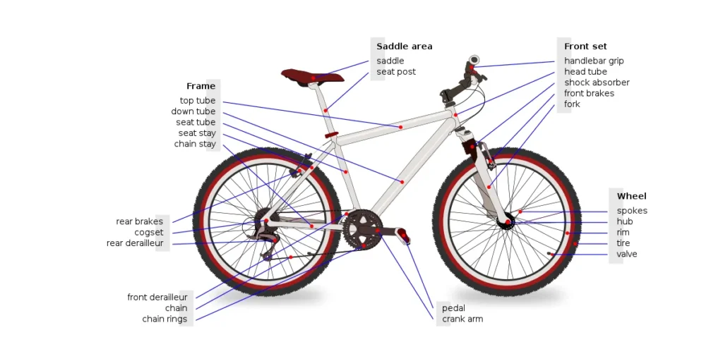 Ranger cycle - A Bicycle's anatomy dissection.