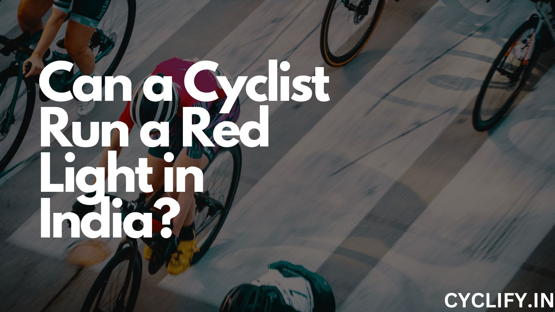 Can a Cyclist Run a Red Light in India?