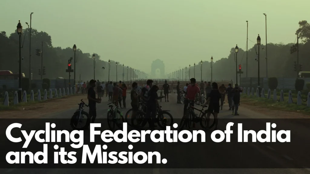 cycling federation of india organizing a event near india gate