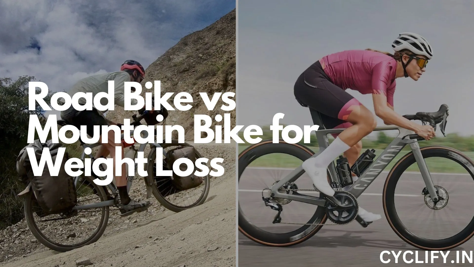 Road Bike vs Mountain Bike for Weight Loss - A comparison between road and mountain bike.