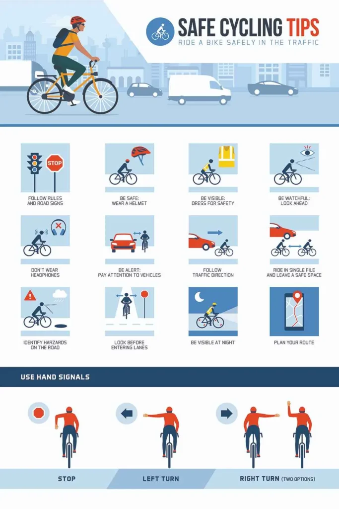 Safe cycling Tips.