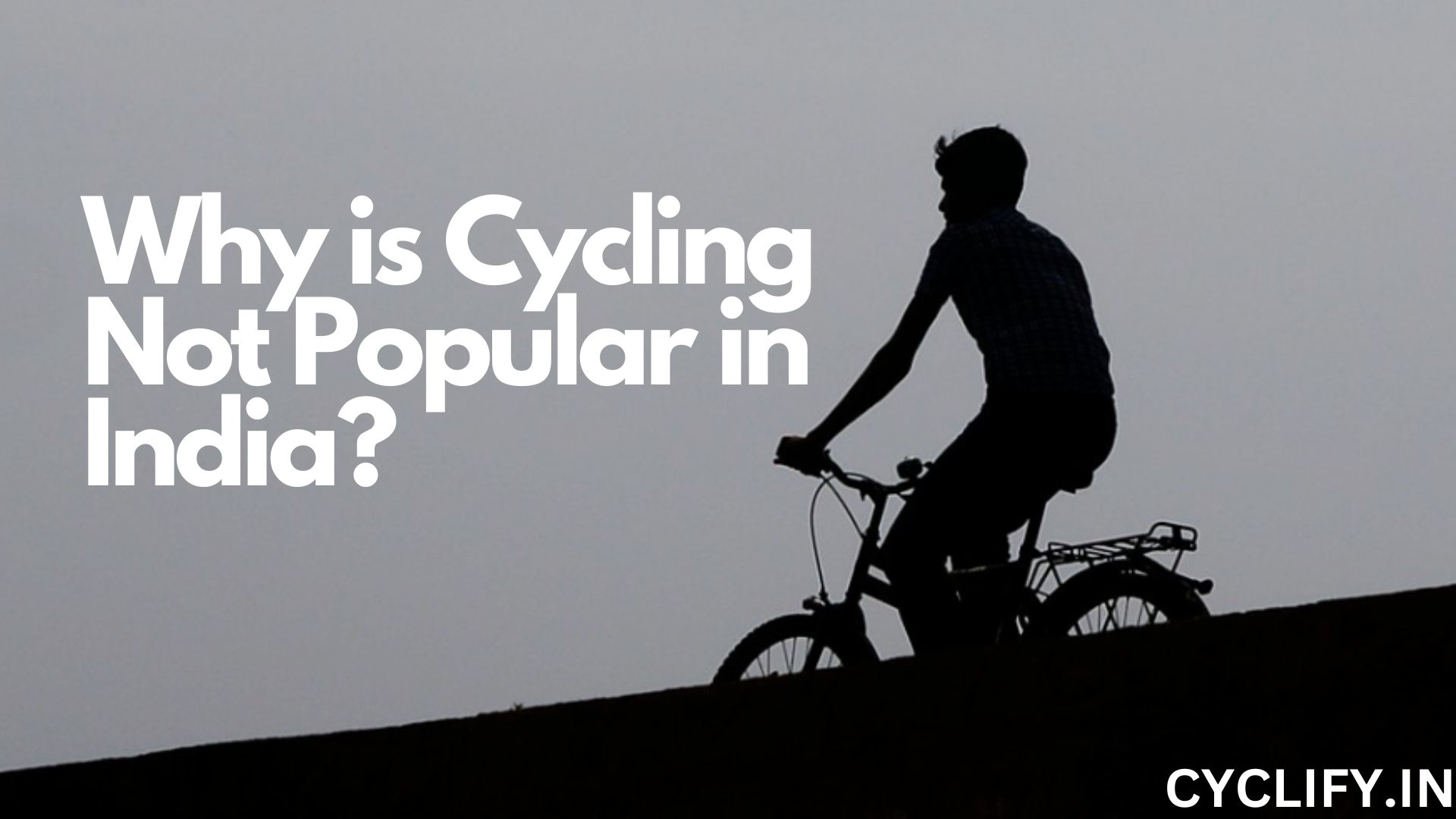 why is cycling is not popular in India