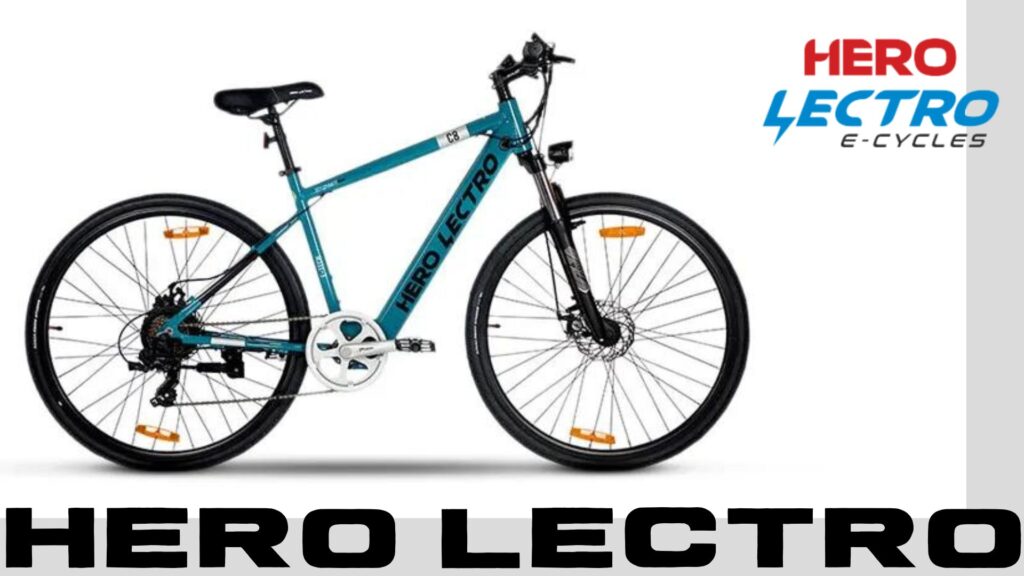 hero lectro bike image with hero electric logo