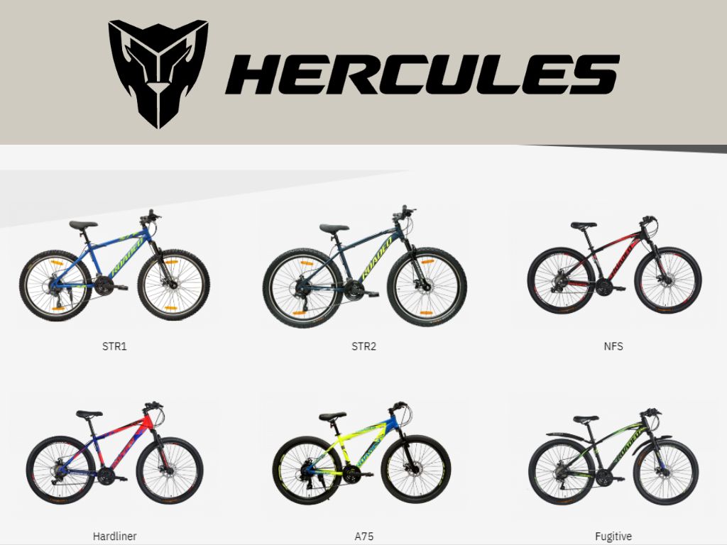 different cycle models by Hercules cycles