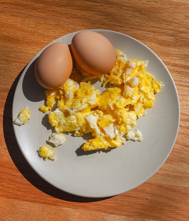 Raw & Scrambled Eggs