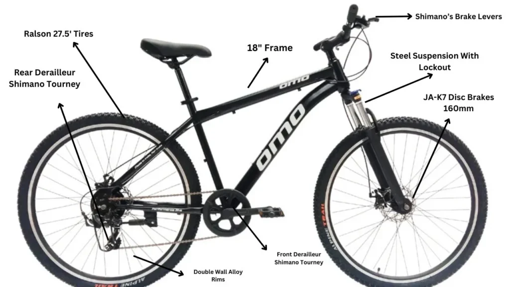 Technical Specification of OMO Shillong bike